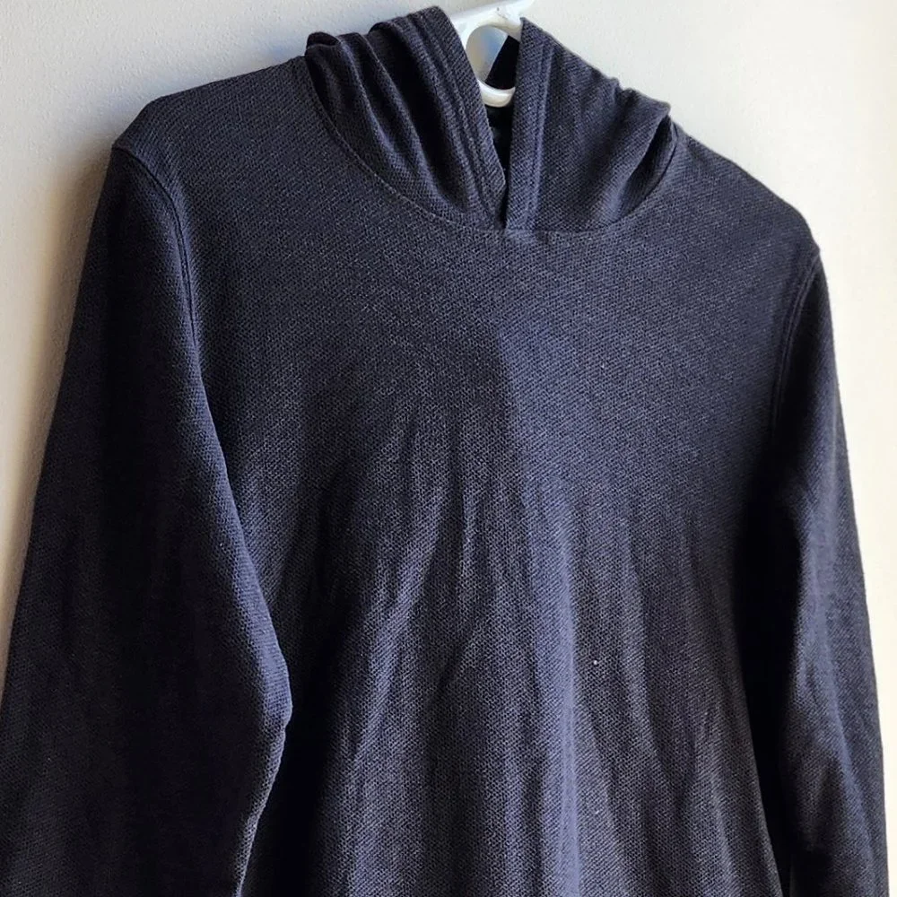 Levi's Black Hooded Jersey Size Medium
